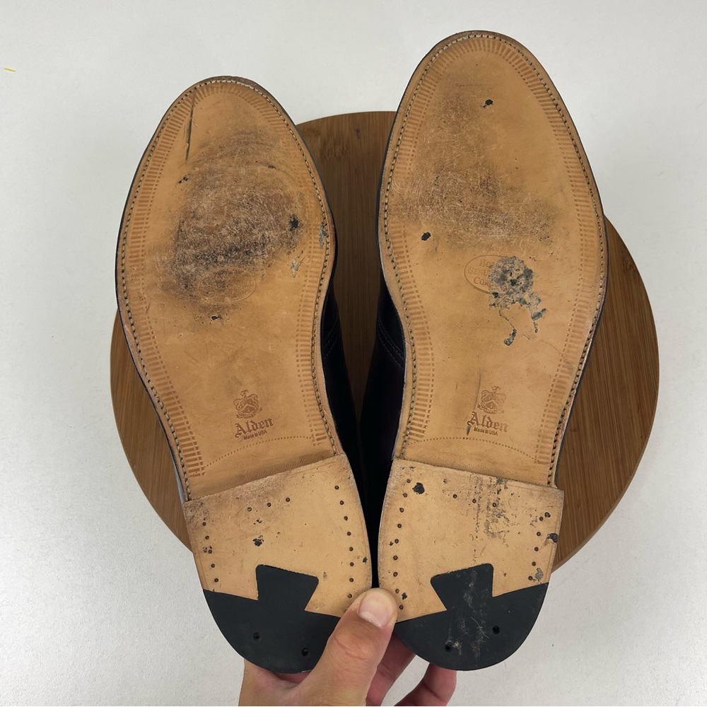 Alden Monk Strap In Shell Cordovan Custom Mule De… - image 8